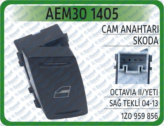 Cam Anahtari Ön-Arka Sol-Sag Yolcu Octavia Ii-Yeti